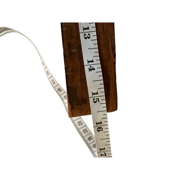 Vintage Tramp Art Trench Wooden Crucifix Cross Jesus Christian Religious 15.5" - Picture 6 of 7